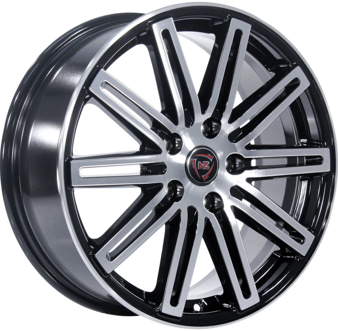 NZ R-01 7x17/5x110 D65.1 ET39 черный, серебристый купить,NaN