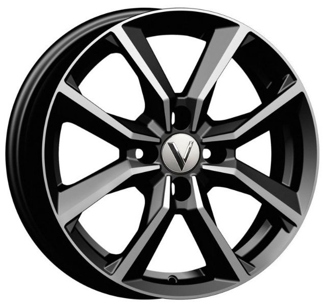 Вектор В271 6x16/4x100 D60.1 ET50 4 диска серебристый, черный