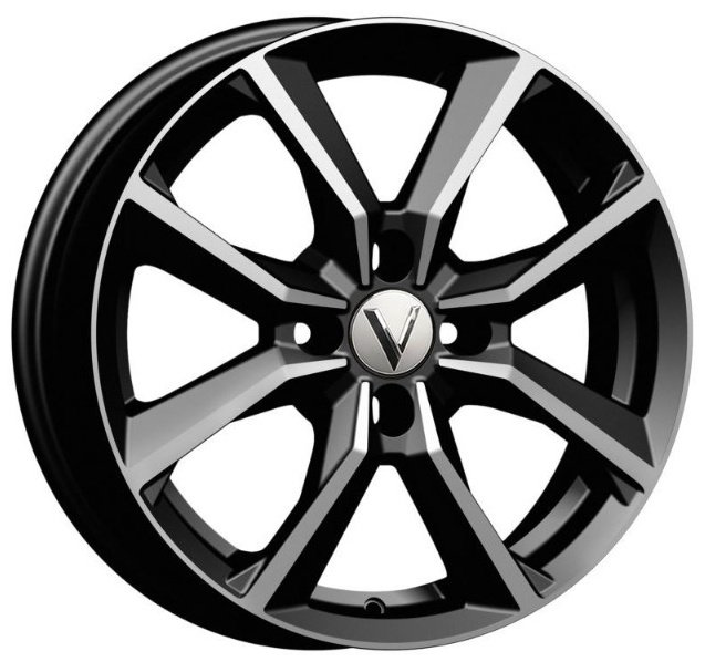 Вектор В271 6x16/4x100 D60.1 ET50 4 диска серебристый, черный купить,NaN