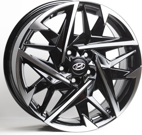 Kipardo HND18004 8x19/5x114.3 D67.1 ET45 черный, серебристый