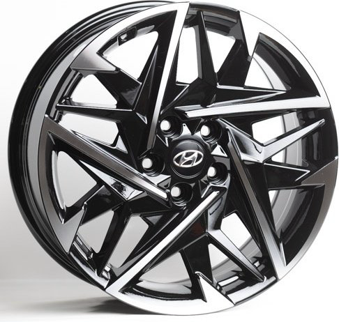 Kipardo HND18004 8x19/5x114.3 D67.1 ET45 черный, серебристый купить,NaN