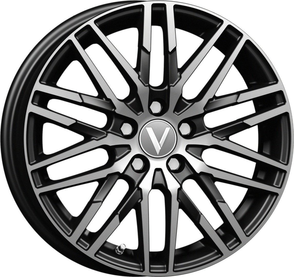 Вектор 229 6x16/4x98 D58.5 ET35 черный, серебристый