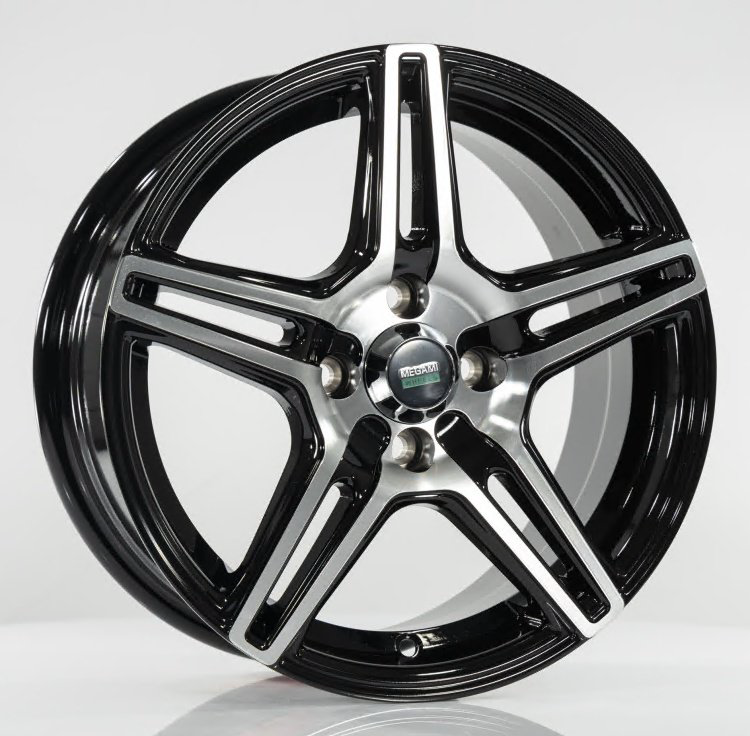 Megami MGM-38 6.5x15/4x98 D58.6 ET35 4 диска черный, серебристый купить,NaN