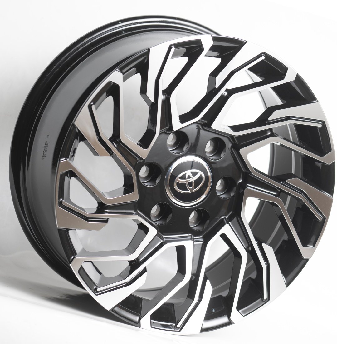 Kipardo H964F 8x18/6x139.7 D106.1 ET25 4 диска черный, серебристый