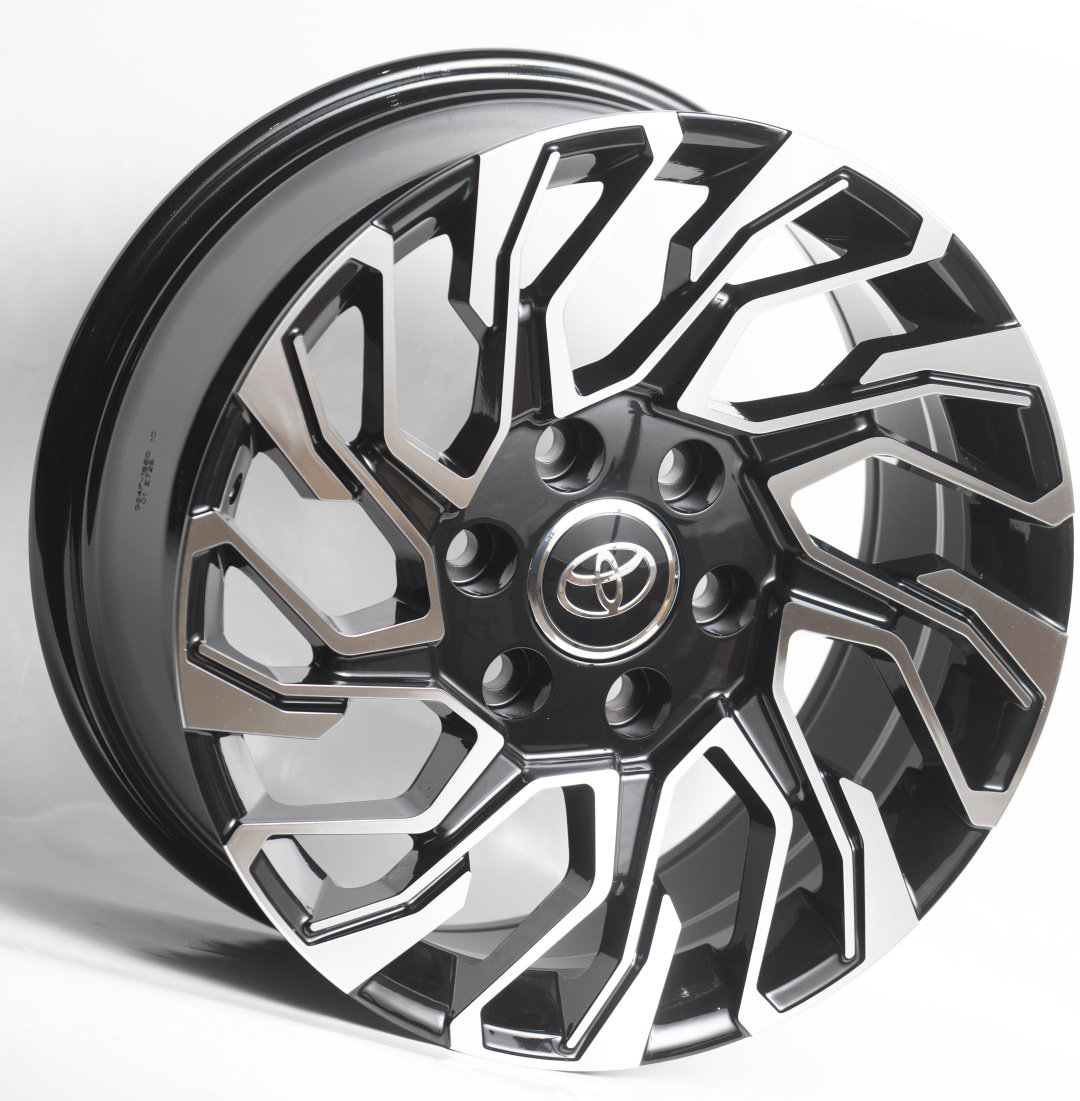 Kipardo H964F 8x18/6x139.7 D106.1 ET25 4 диска черный, серебристый