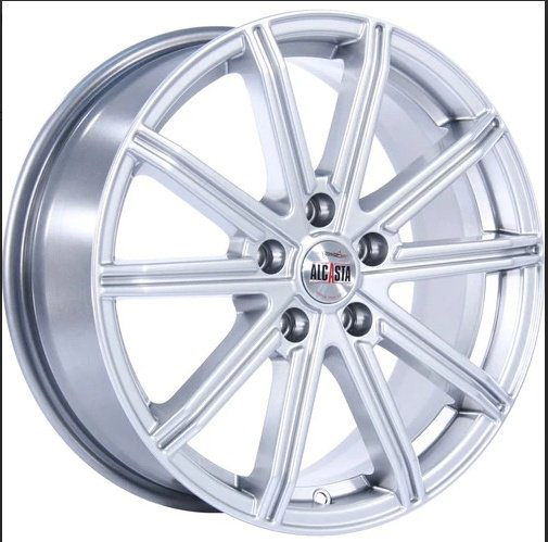 Alcasta M64 7x17/5x114.3 D67.1 ET41 4 диска серебристый купить,NaN