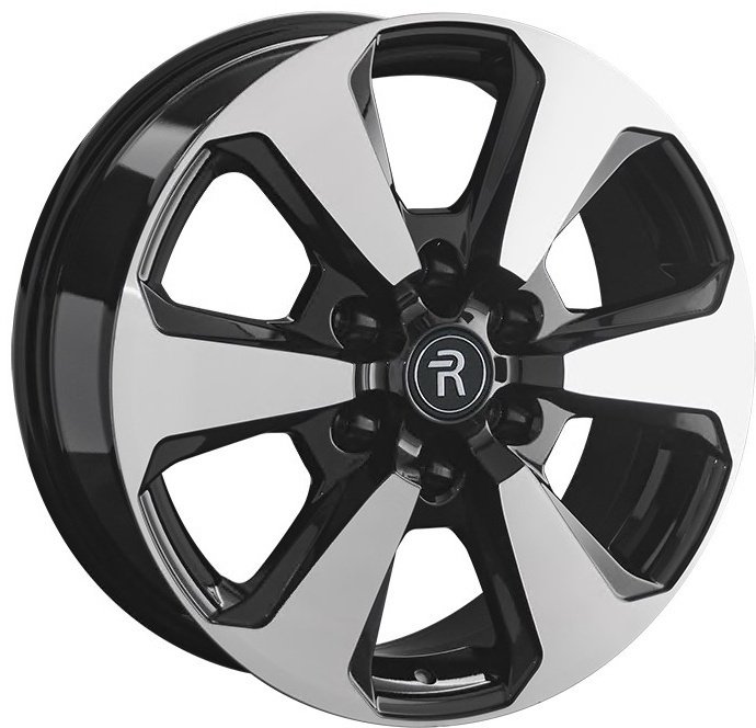 Replay HV53 7.5x18/6x139.7 D75.1 ET42 черный, серебристый