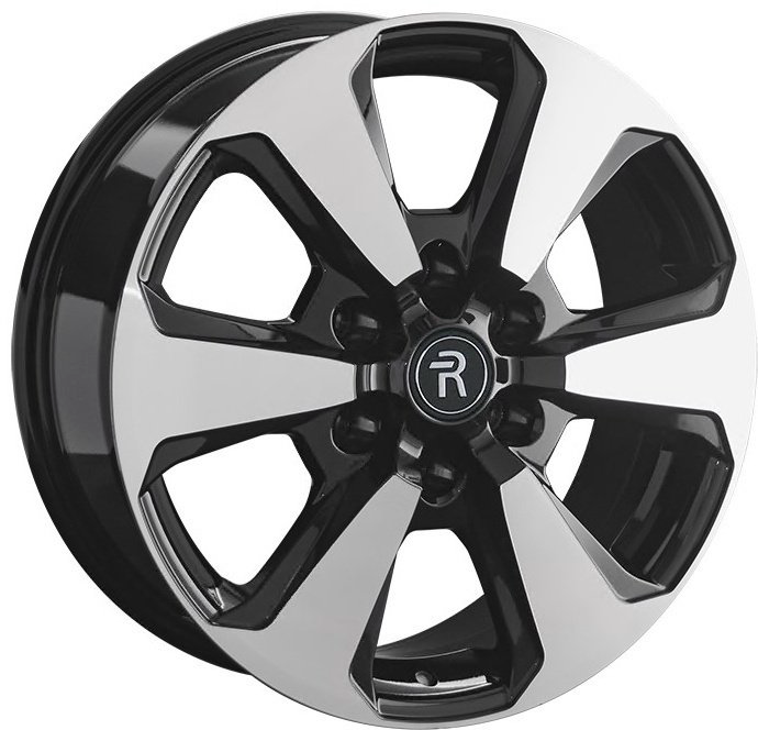 Replay HV53 7.5x18/6x139.7 D75.1 ET42 черный, серебристый