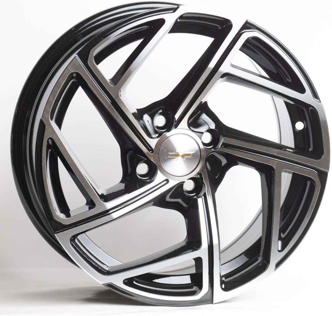 Kipardo K5094 7x15/4x100 D56.6 ET35 черный, серебристый