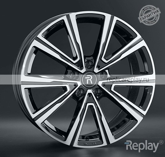 Replica JT7 7x18/5x108 D60.1 ET38 4 диска черный, золотистый
