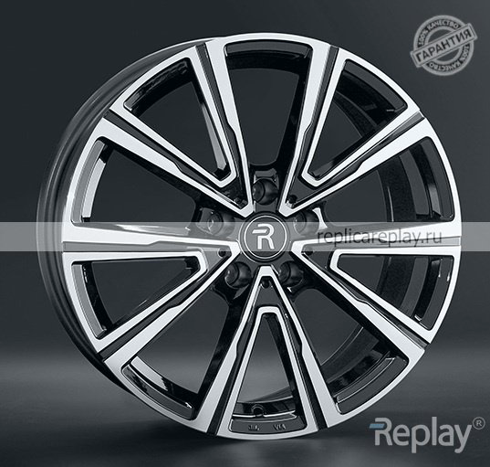 Replica JT7 7x18/5x108 D60.1 ET38 4 диска черный, золотистый купить,NaN