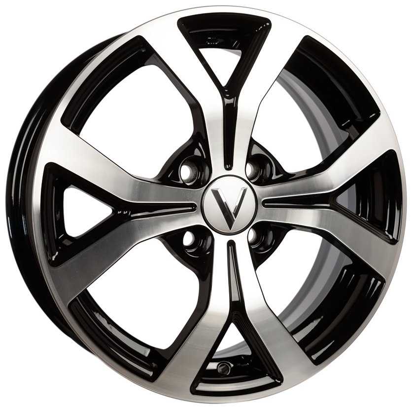 K-7 K-147 6x15/4x100 D60.1 ET50 4 диска черный, серебристый