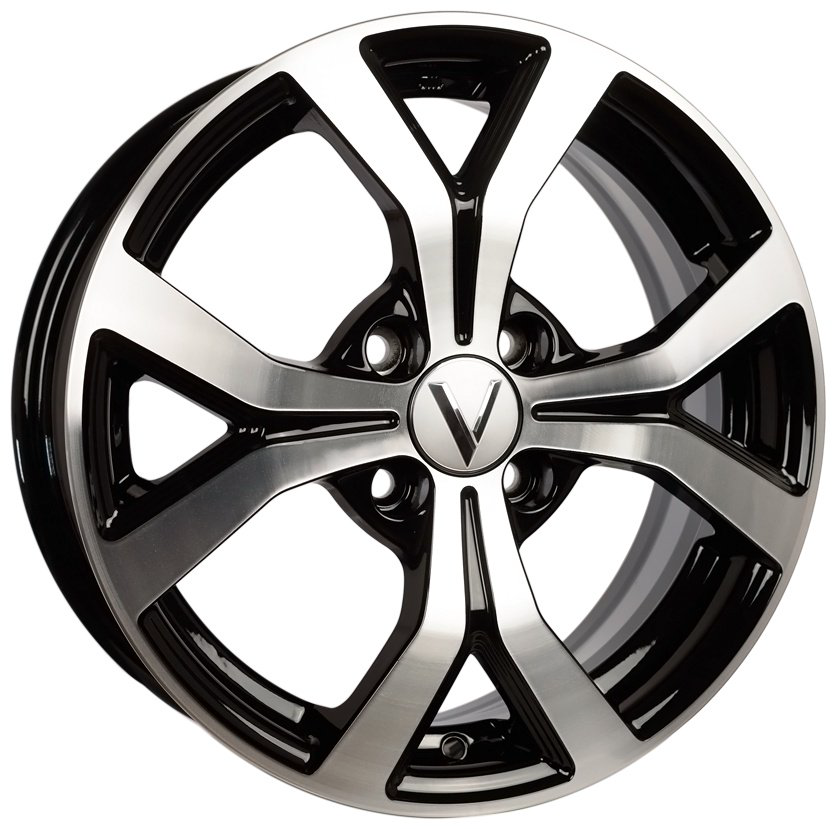 K-7 K-147 6x15/4x100 D60.1 ET50 4 диска черный, серебристый