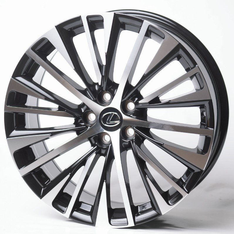 Kipardo LX-20011 8x18/5x114.3 D60.1 ET45 черный, серебристый