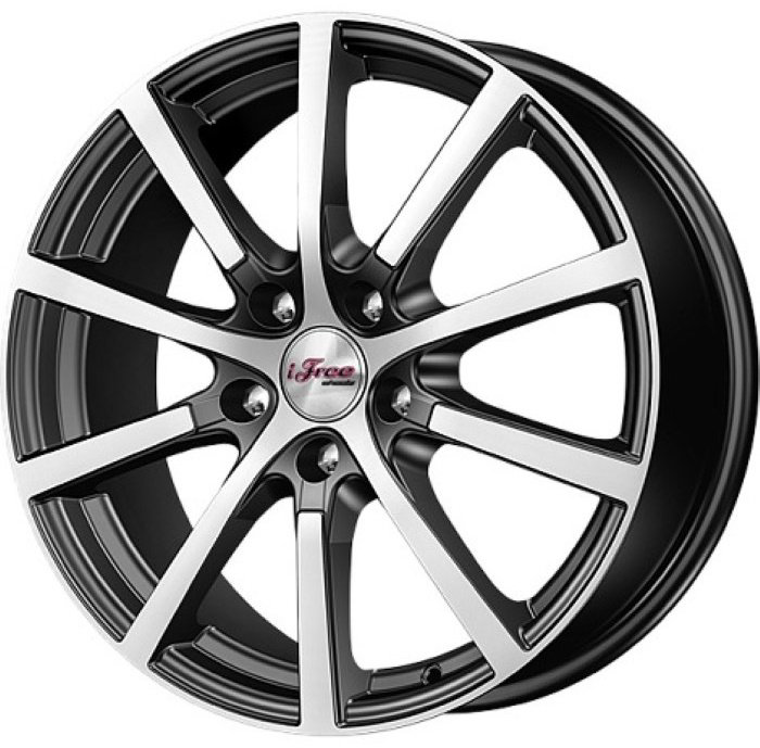 IFree Big Byz 7x17/5x110 D65.1 ET39 4 диска черный, серебристый купить,NaN