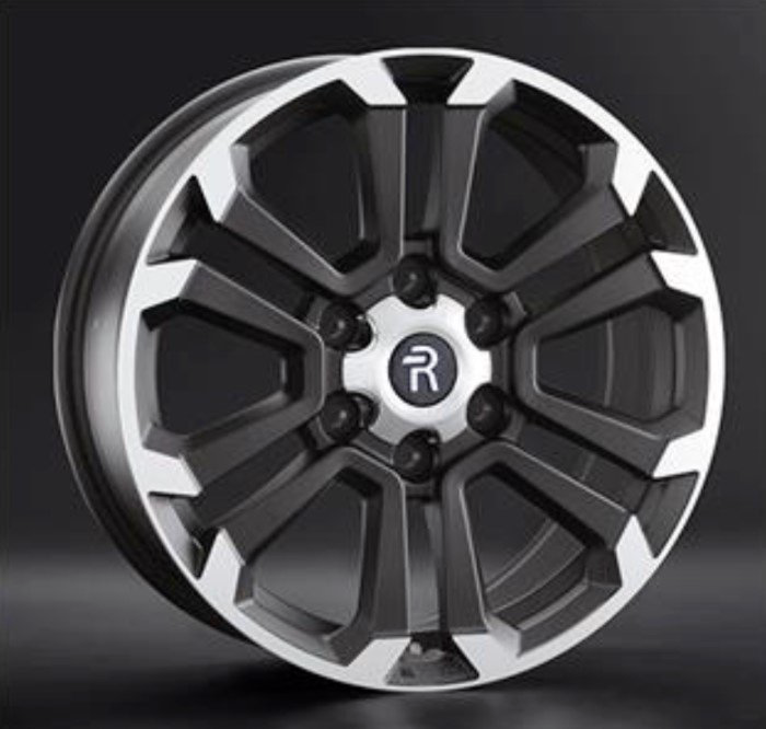 Replay TA3 7.5x17/6x139.7 D100.1 ET36 черный, серебристый купить,NaN