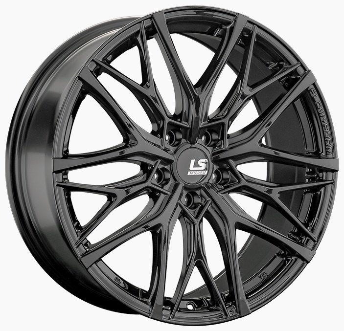 LS LS FlowForming 8x18/5x114.3 D67.1 ET45 4 диска черный