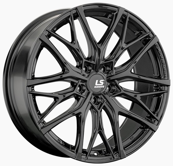 LS LS FlowForming 8x18/5x114.3 D67.1 ET45 4 диска черный купить,NaN