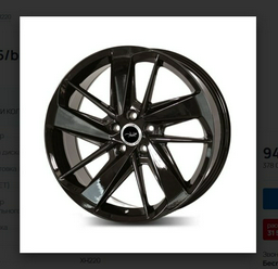 Lizardo XH220 8.5x19/5x108 D67.1 ET42 4 диска черный