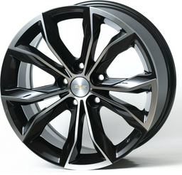 Kipardo K50556 7.5x17/5x114.3 D73.1 ET35 4 диска черный, серебристый