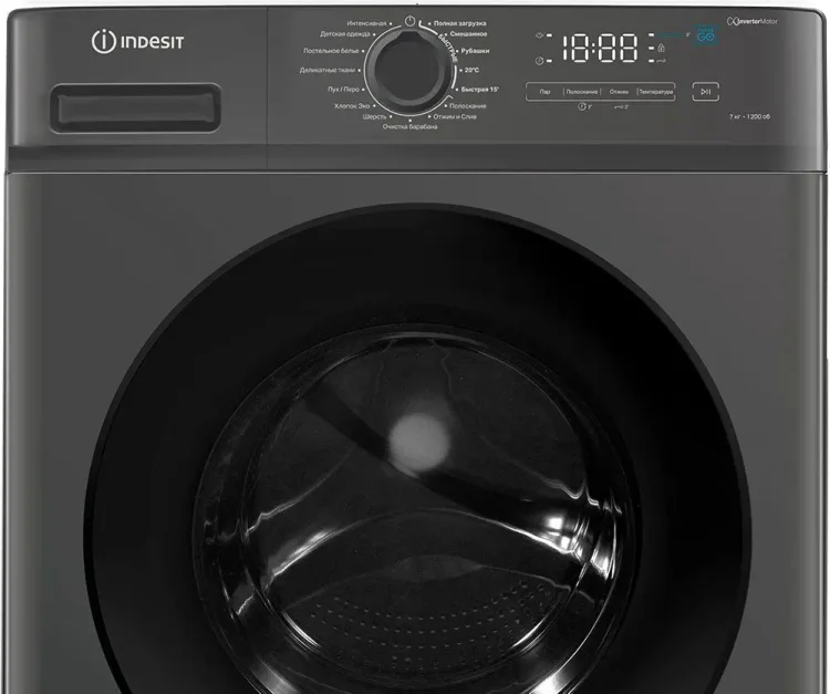 Стиральная машина Indesit IM3 712 SS CIS 60х47.4х84.7см серый