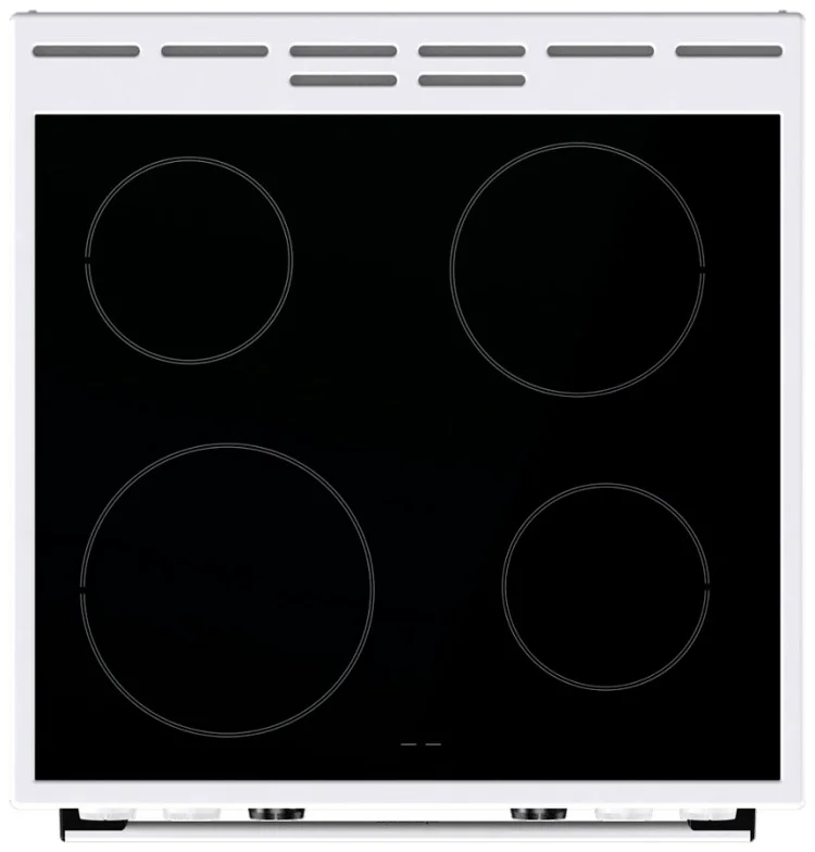Плита стеклокерамическая Gorenje GEC6C40WD 60х60х85см белый купить,309990