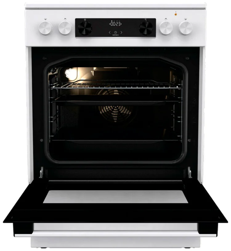 Плита стеклокерамическая Gorenje GEC6C40WD 60х60х85см белый