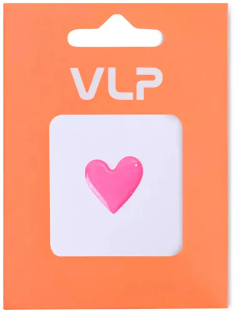 Стикер VLP 3D Small Heart Pink 1142031 розовый