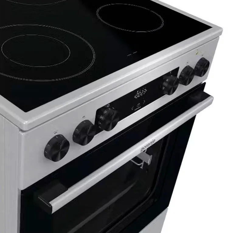 Плита стеклокерамическая Gorenje GEC6C61XA 60х60х85см серебристый купить,349990