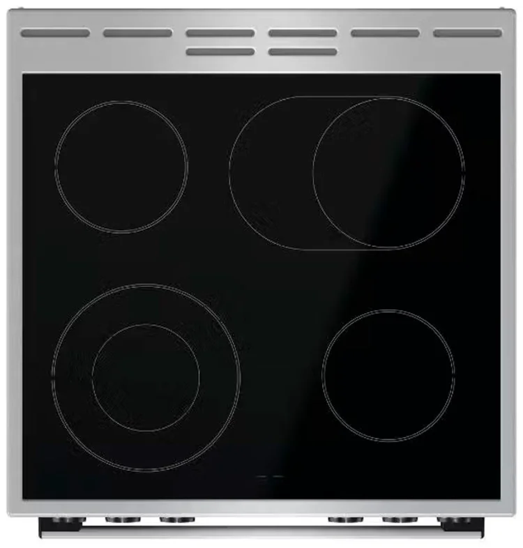 Плита стеклокерамическая Gorenje GEC6C61XA 60х60х85см серебристый купить,349990