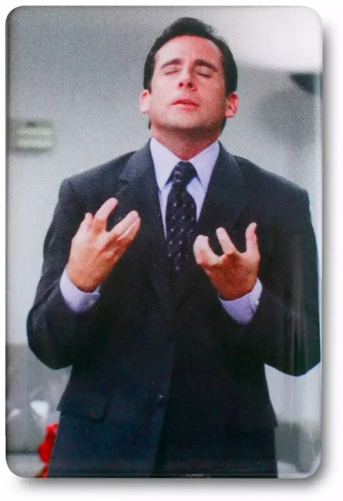 Стикер VLP 3D Mem Michael Scott 1142045 мультиколор купить,2490