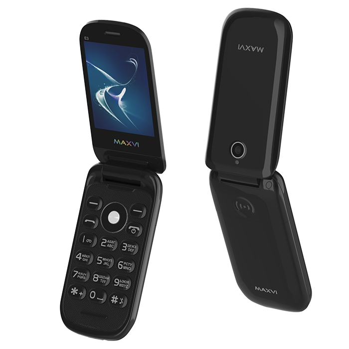 Мобильный телефон Maxvi E3 Black купить,NaN