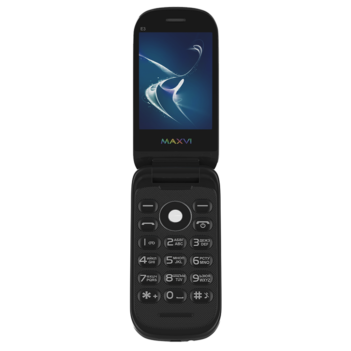 Мобильный телефон Maxvi E3 Black купить,NaN