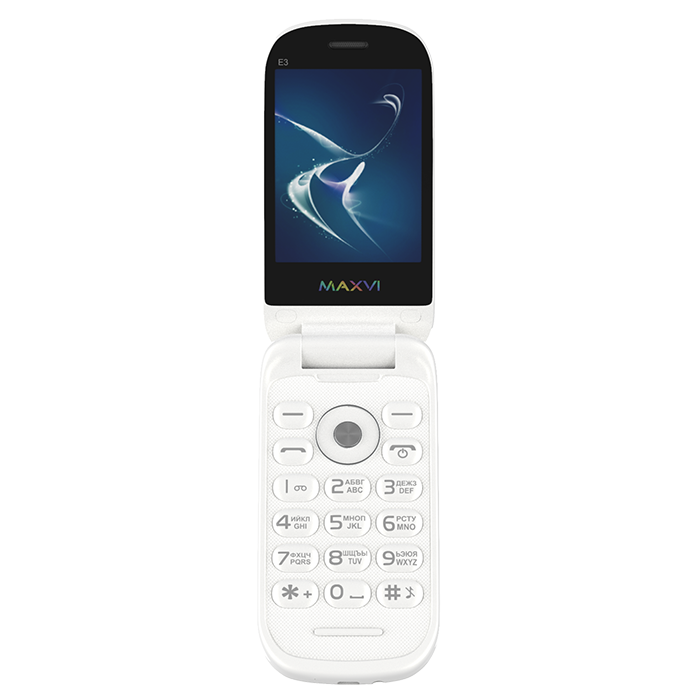 Мобильный телефон Maxvi E3 White купить,NaN