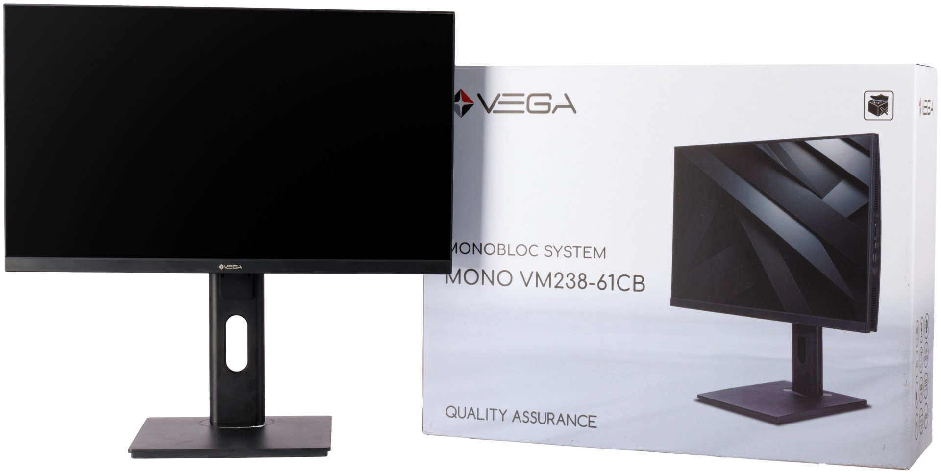 Моноблок VEGA VM238-61CB-3- VM238-61CB-3- черный купить,NaN