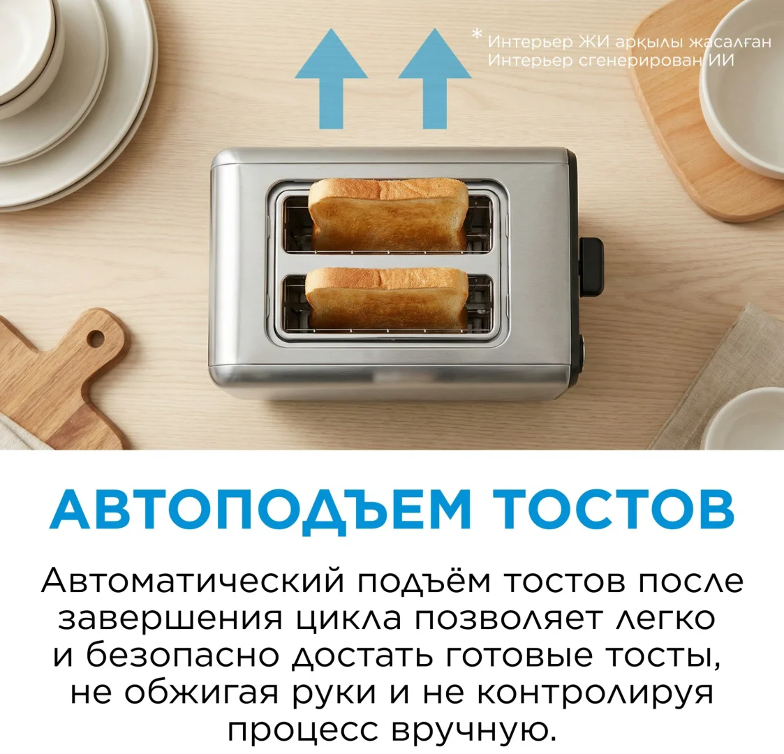 Тостер Midea MT-RS2L17W2 стальной купить,39990