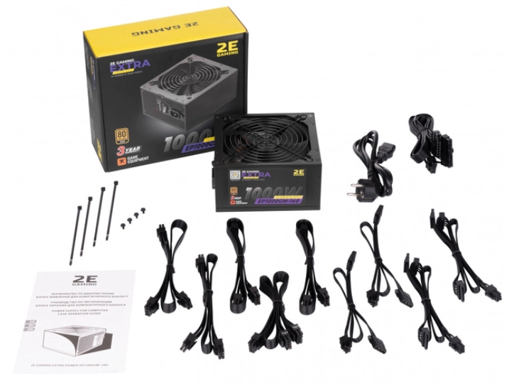 Блок питания 2E Gamng Extra Power 2E-EP1000GM-140 1000W Black купить,0