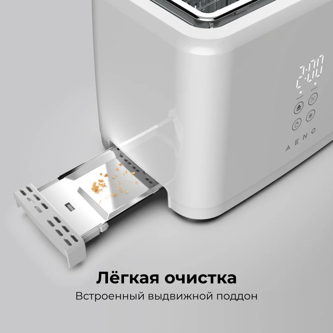 Тостер Aeno ATS0002W белый купить,17990