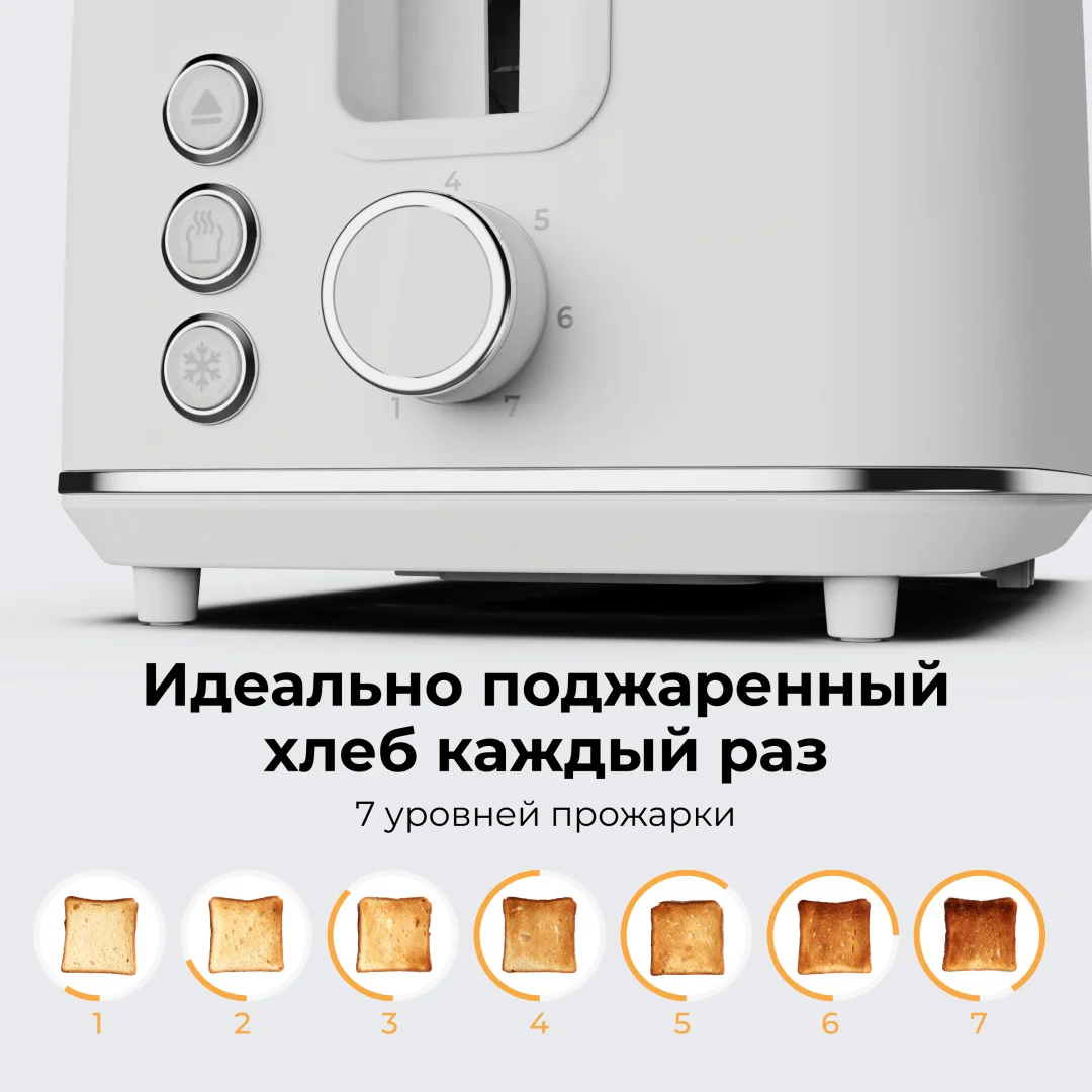 Тостер Aeno ATS0001W белый