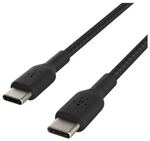 Кабель Belkin USB-C to USB-C Braided CAB004BT1MBK 1м черный