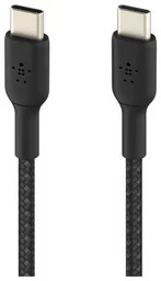Кабель Belkin USB-C to USB-C Braided CAB004BT1MBK 1м черный