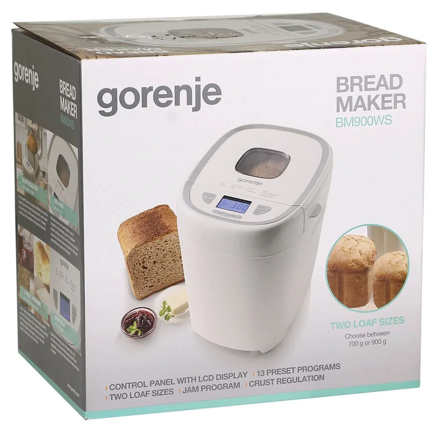 Хлебопечь Gorenje BM900WS White