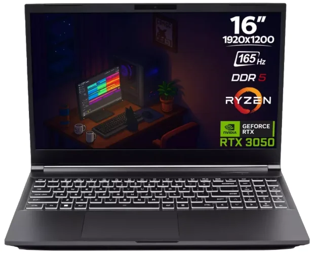 Ноутбук Firebat T6A-5R6616F8 16" Black купить,NaN