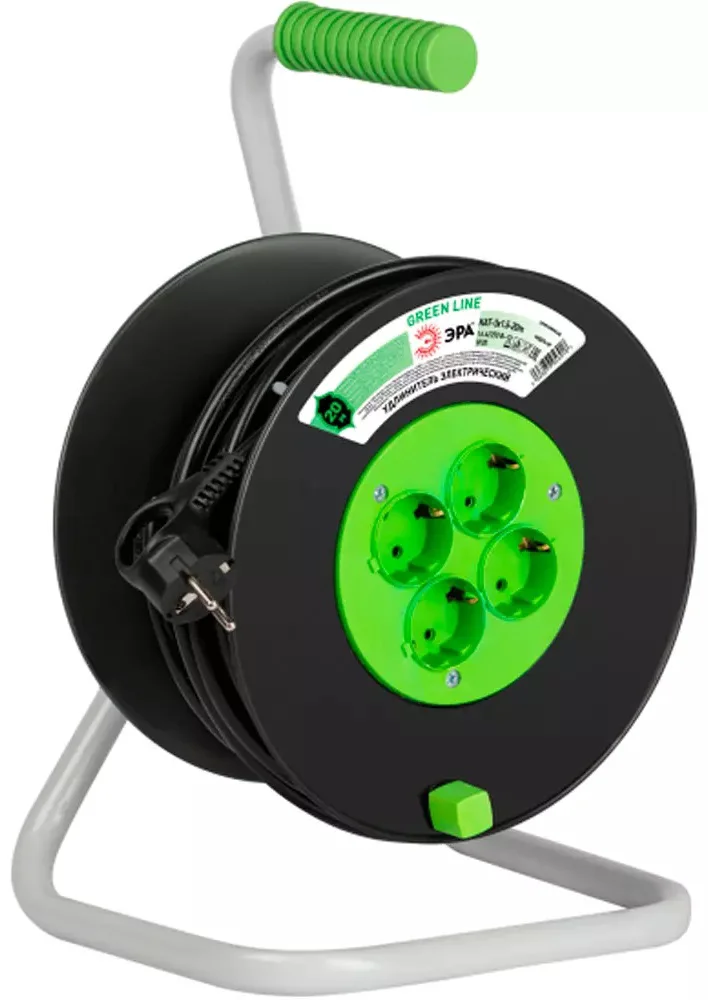 Удлинитель силовой Эра Green Line KAT-3x1.5-20m 20м ПВС 3x1.5мм2 купить,NaN