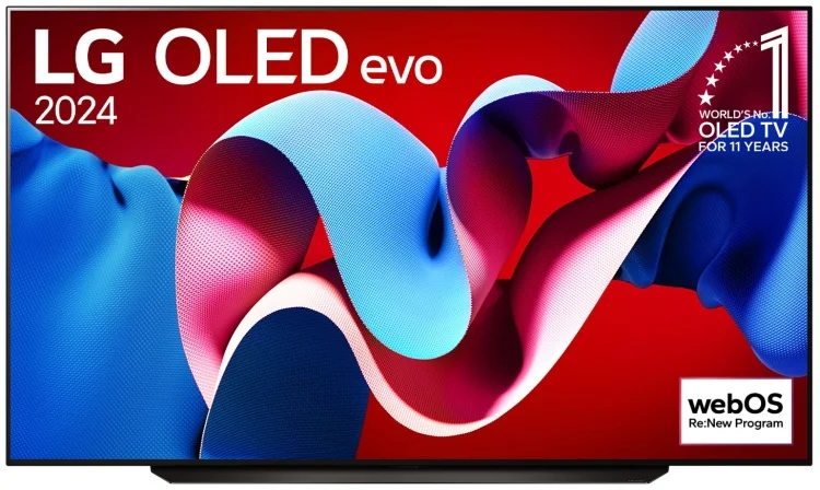 Телевизор 83" (211 см) LG OLED83C4RLA OLED UHD Black