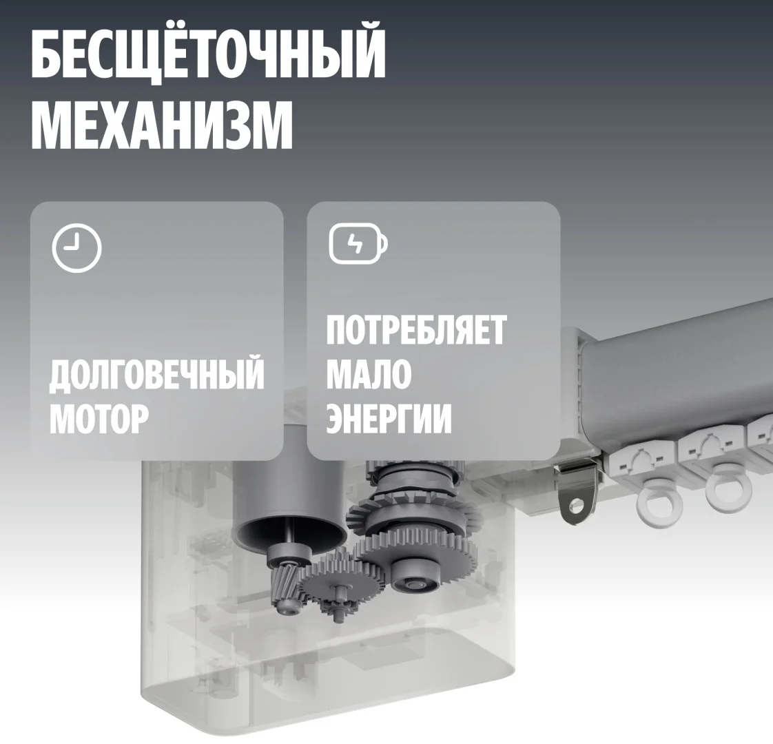 Умный карниз Яндекс YNDX-00592 2.4-4.5м - ForteMarket Умный карниз Яндекс YNDX-00592 2.4-4.5м купить,98990