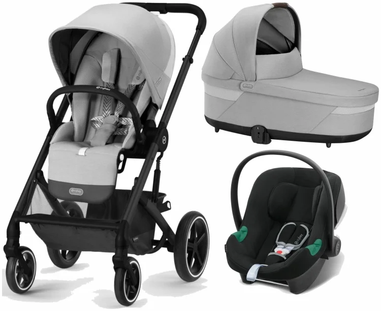 Коляска 3в1 Cybex Balios S Lux BLK Lava Grey