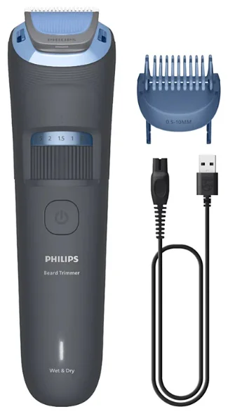 Триммер для бороды Philips BT3617/15 серый