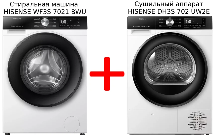 Стиральная машина Hisense WF3S 7021 BWU + Подарок купить,NaN