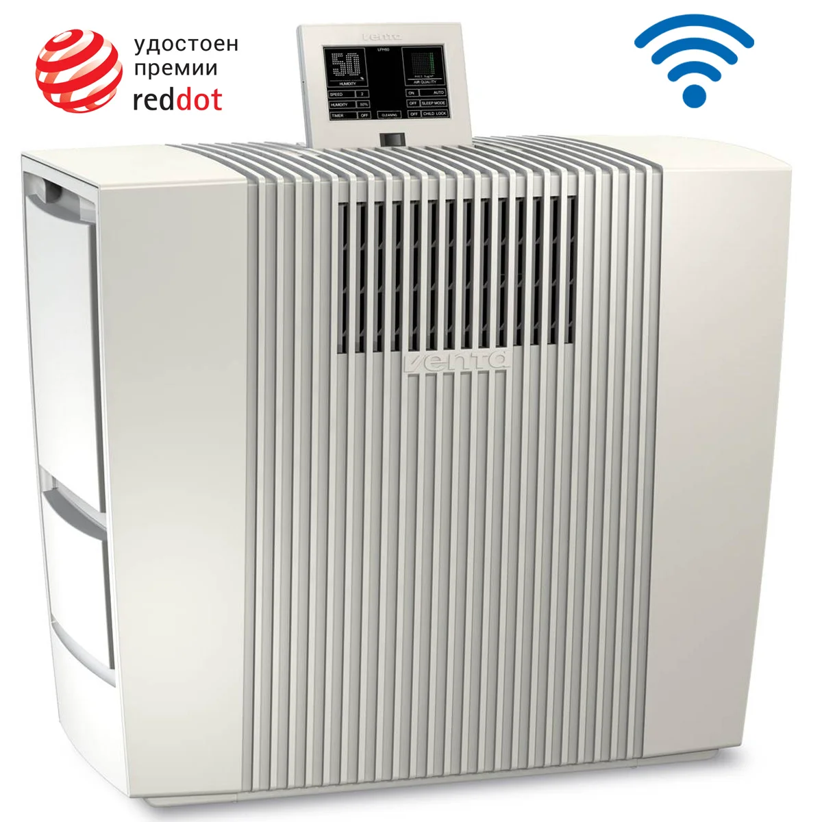 Увлажнитель-очиститель воздуха Venta LPH 60 WiFi белый